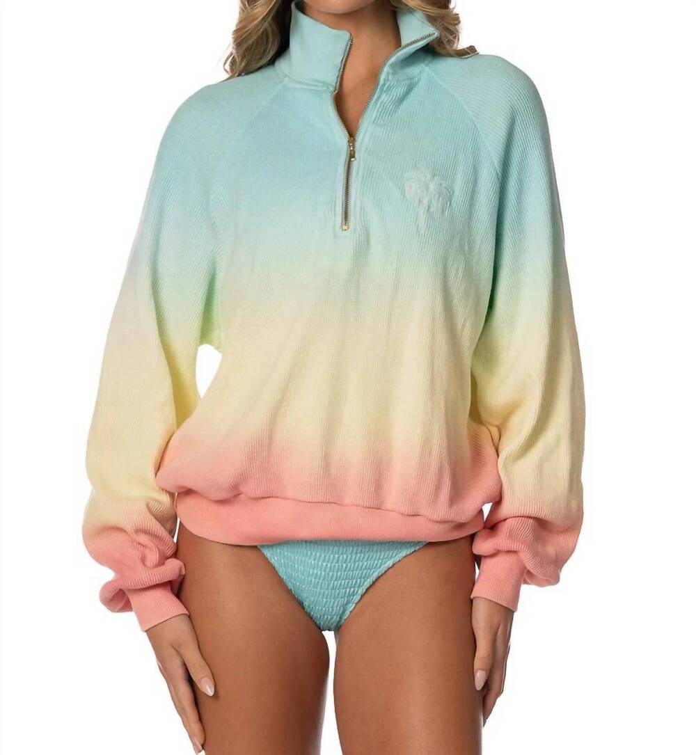 NEW MAAJI ocean drift alayan pull over sweater in multicolor